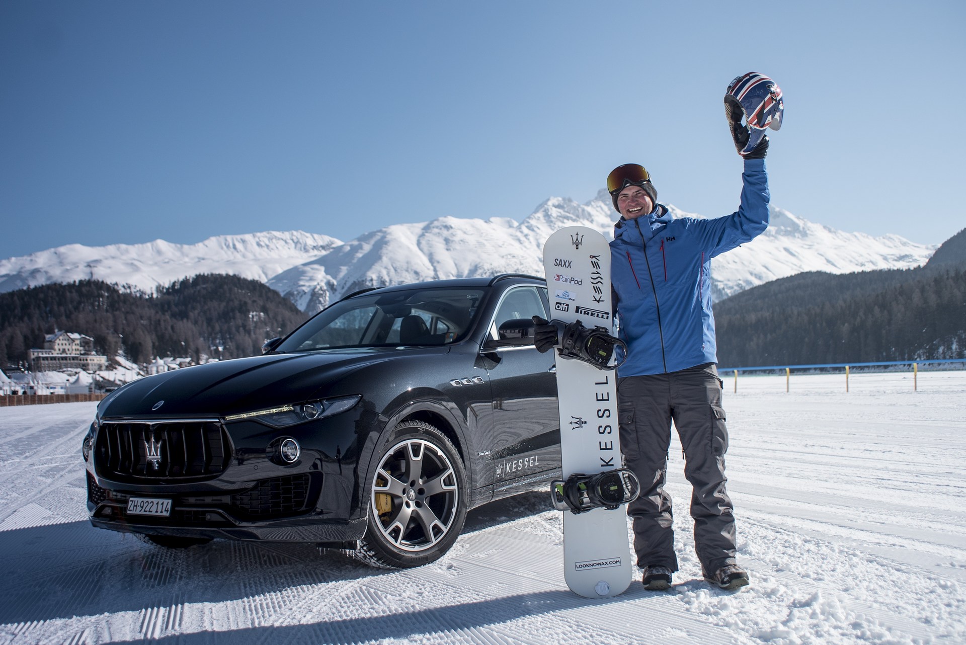 Maserati-Levante-3 Maserati Tows Snowboarder To A New Guinness World Record