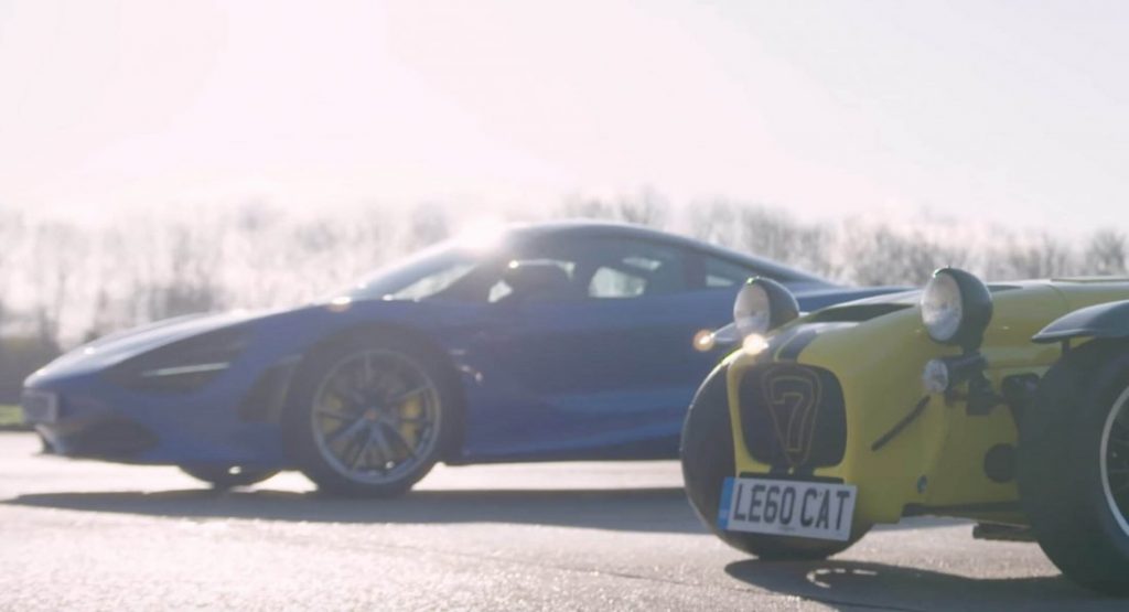  Caterham 620R Battles The McLaren 720S For Bragging Rights