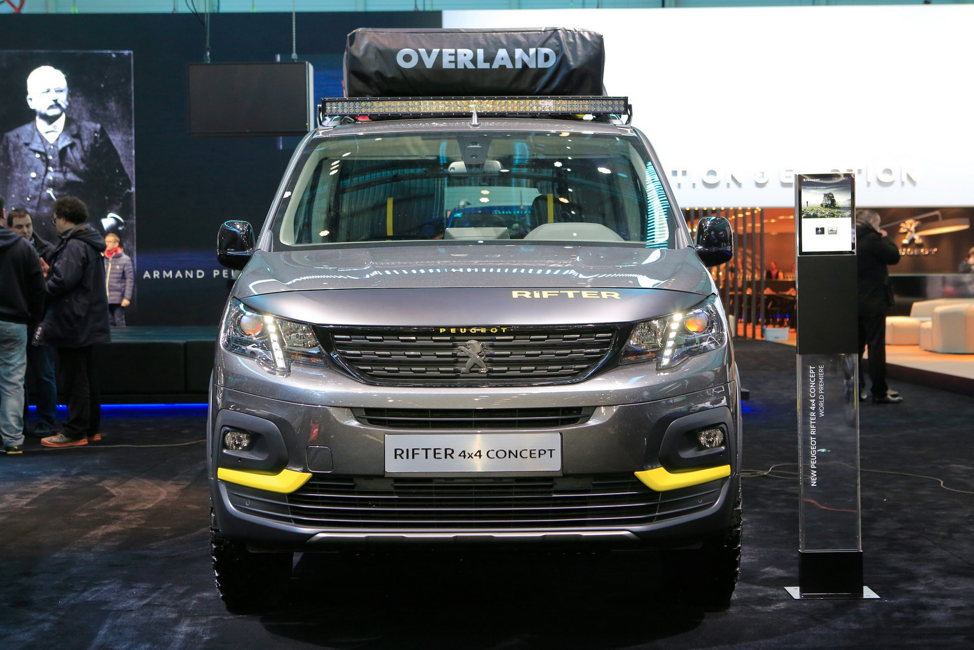 Peugeot-Rifter-4x4-C1 Peugeot Rifter 4×4 Concept Takes The French Van Off The Beaten Path | Geneva Images