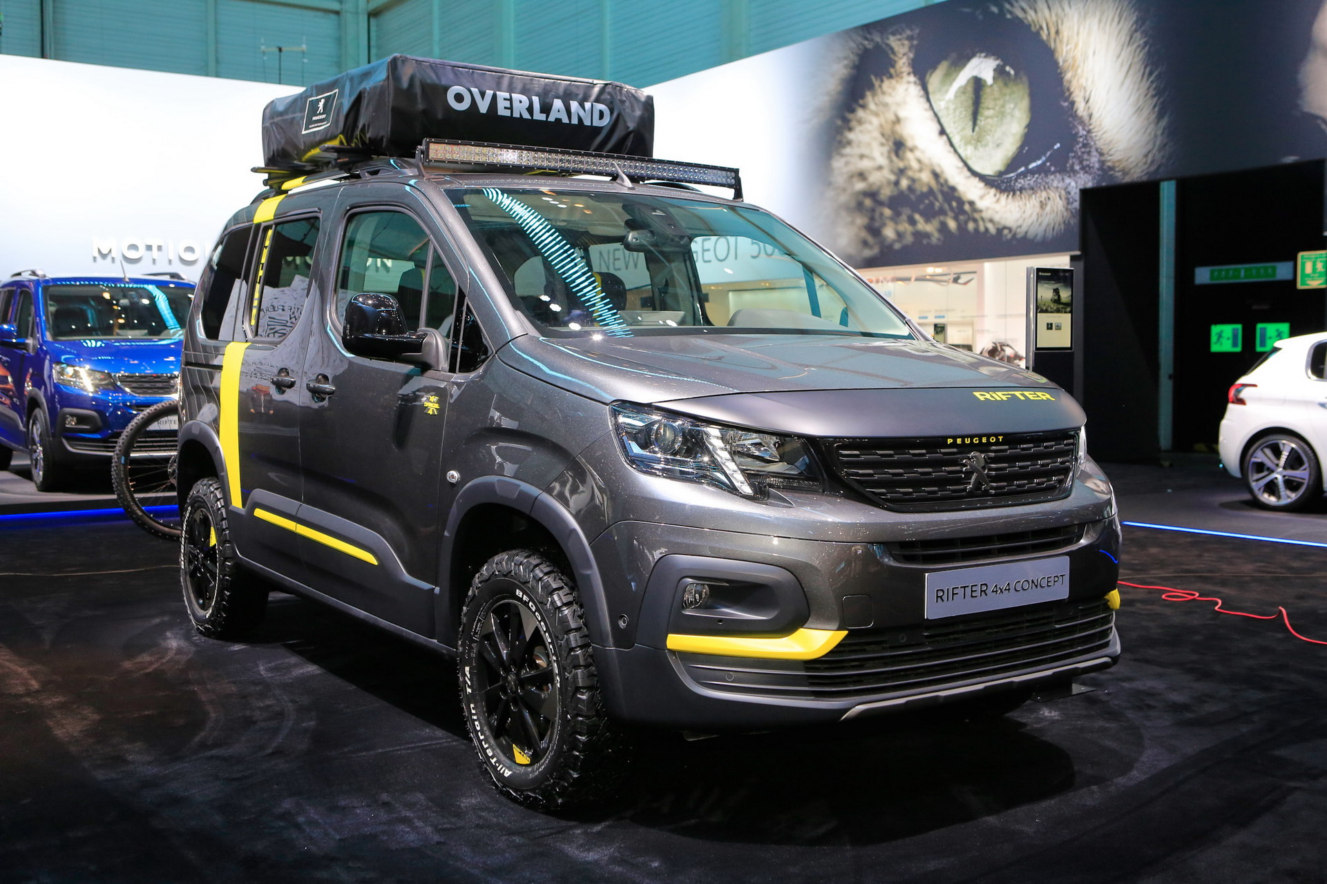 Peugeot-Rifter-4x4-C2 Peugeot Rifter 4×4 Concept Takes The French Van Off The Beaten Path | Geneva Images