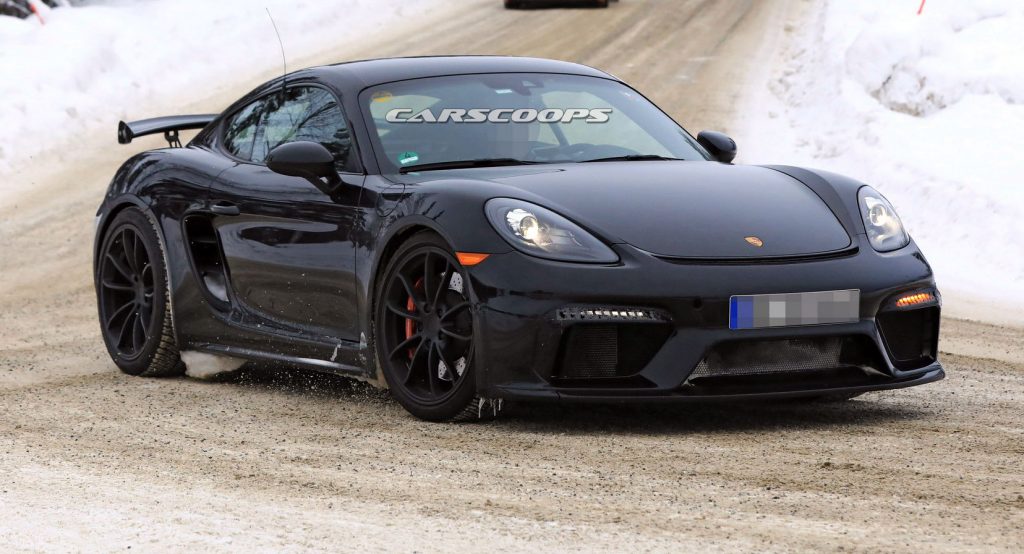  Porsche 718 Cayman GT4 Scooped With A Possible 4.0L Flat-Six [New Images]