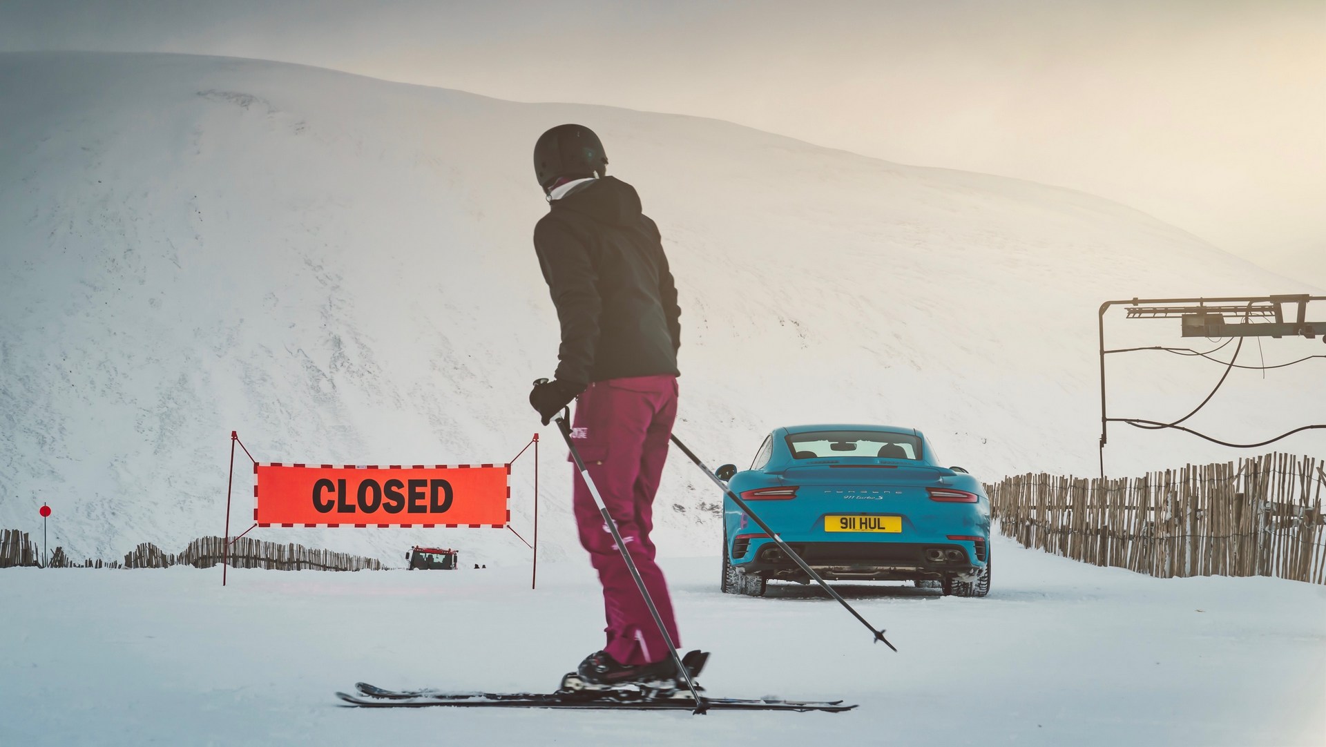 Porsche-911-Turbo-S-5 Who Needs A Ski Lift When You Have A Porsche 911 Turbo S?