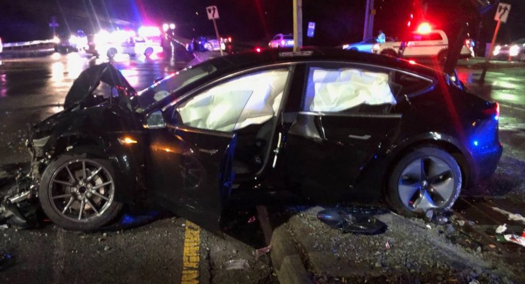  Tesla Model 3 To Be Updated Following A Crash