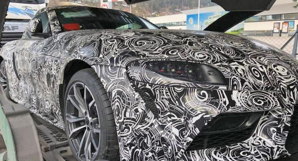  2019 Toyota Supra Spied Showing New Details