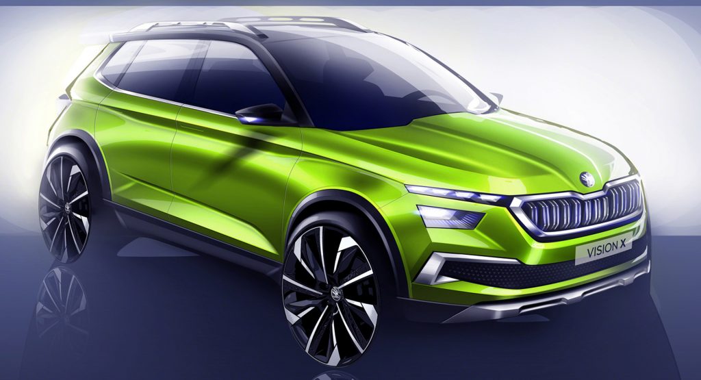  Skoda Vision X Concept To Preview New Urban Crossover In Geneva