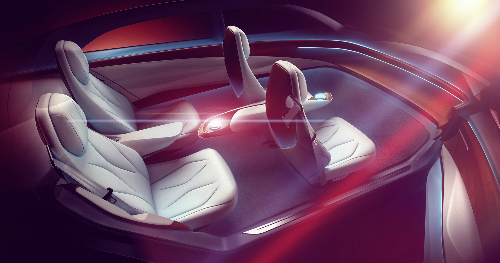 Volkswagen Studie I Driverless VW ID Vizzion Concept Teases Its Lounge Interior Design