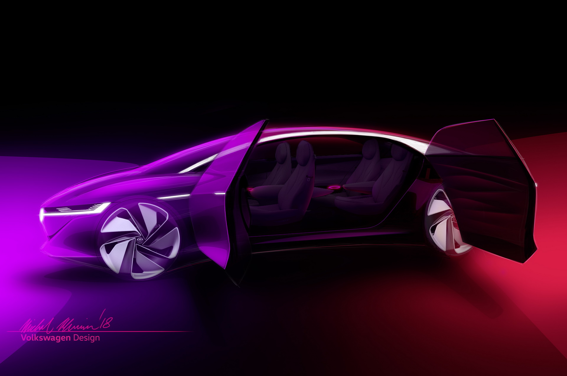 VW ID Vizzion Driverless VW ID Vizzion Concept Teases Its Lounge Interior Design