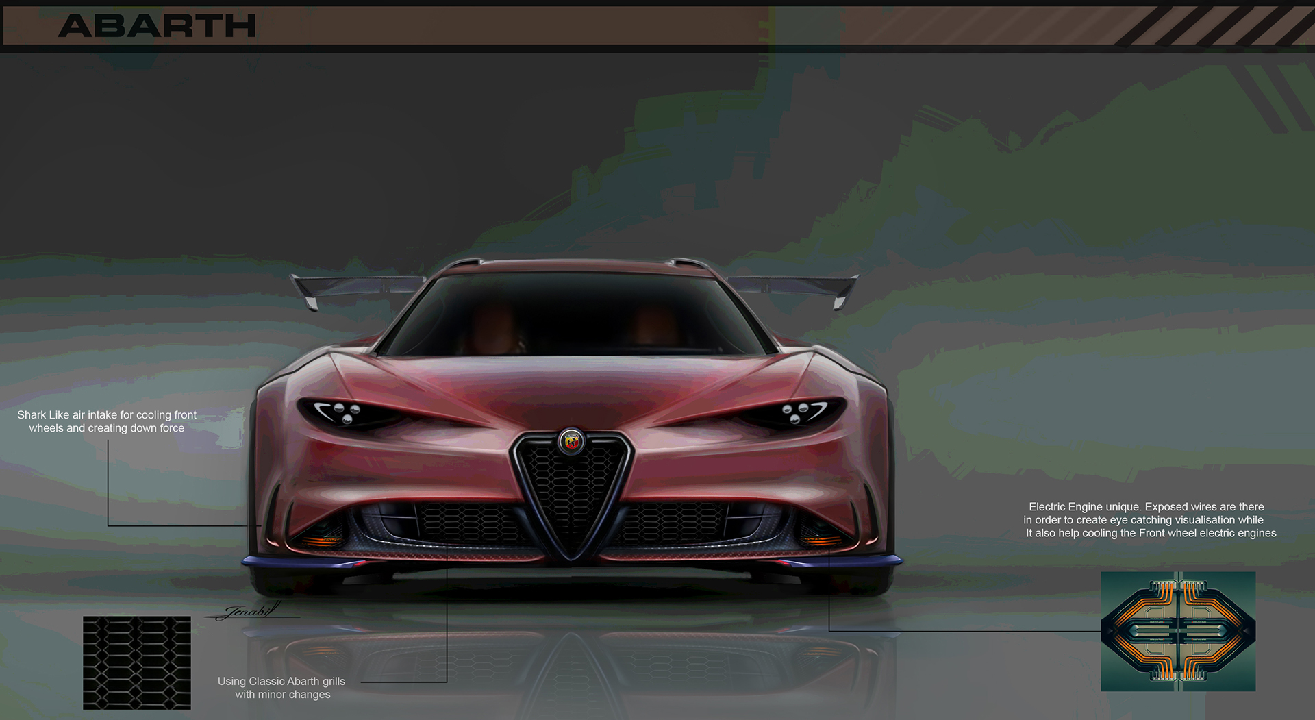 alfa-4c-concept-abarth-render-4 We’d Love To See This Alfa 4C Concept As An 8C Competizione Successor