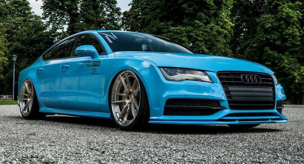  Audi A7 Transformed From Elegant Exec To Slammed Bad Boy