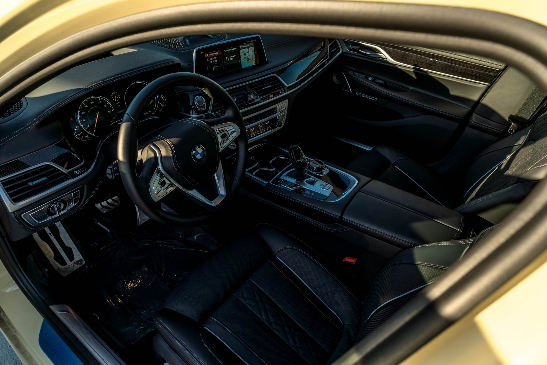 bmw-750i-ivory-exterior-9 This BMW Individual 750i M Pack In Ivory Looks Like A German Taxi