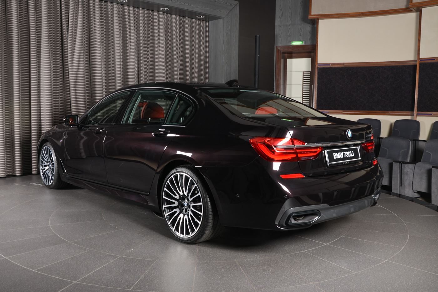 bmw-abu-730li-ruby-black-6 Ruby Black Metallic BMW 730Li Is Downsizing At Its Finest