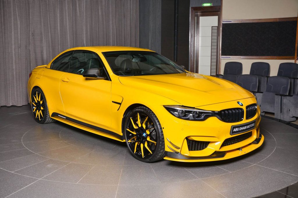 BMW M4 Convertible With AC Schnitzer Mods Is So Very Yellow | Carscoops
