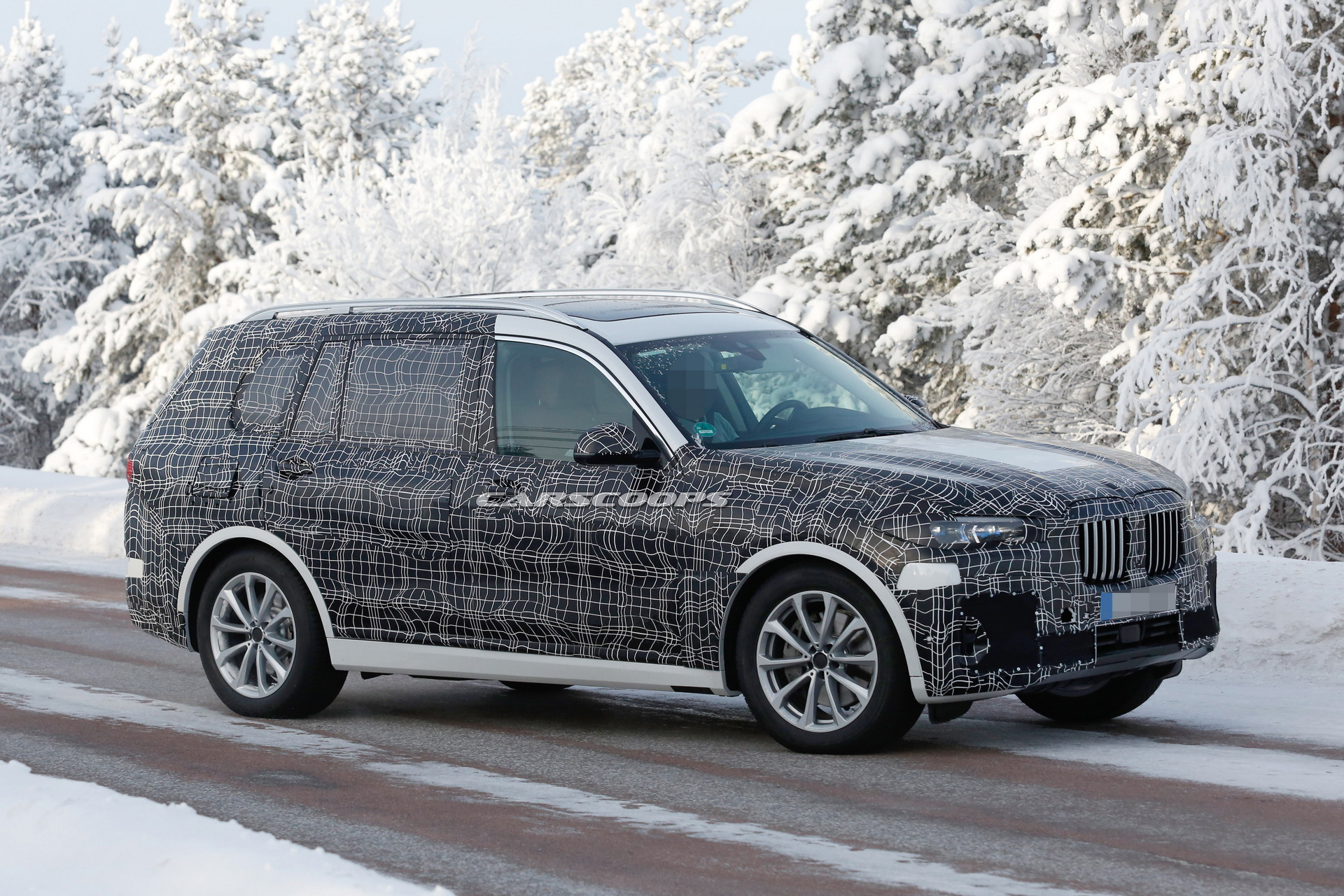 bmw-x7-prototype-less-camo-3 2019 BMW X7 Striptease Continues, Merc’s GLS Might Need To Worry
