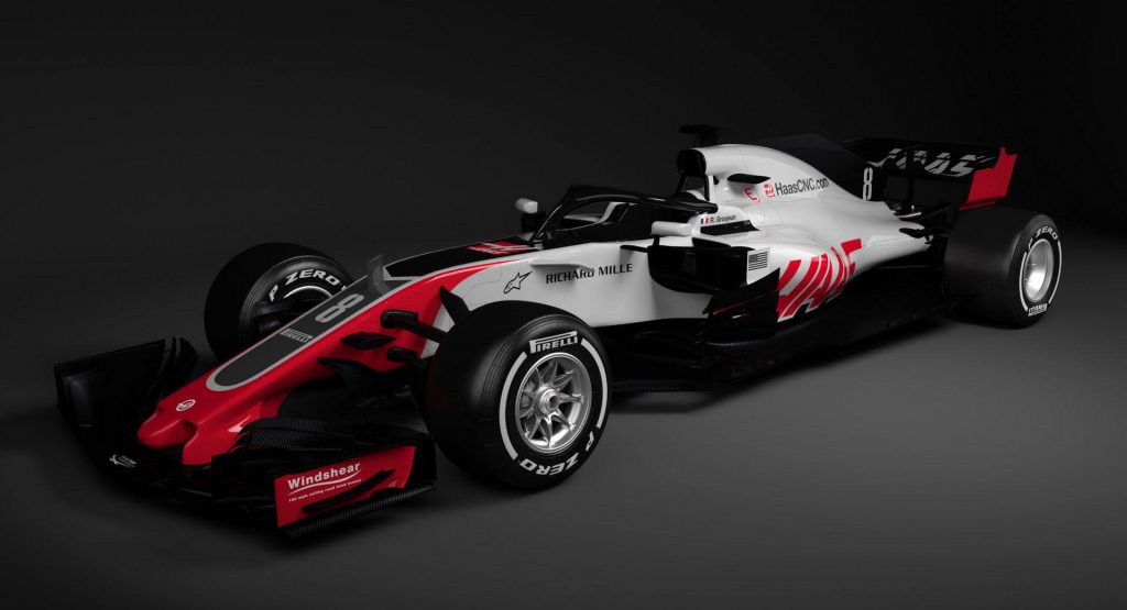  Haas Unveils All-New VF-18 Formula One Car