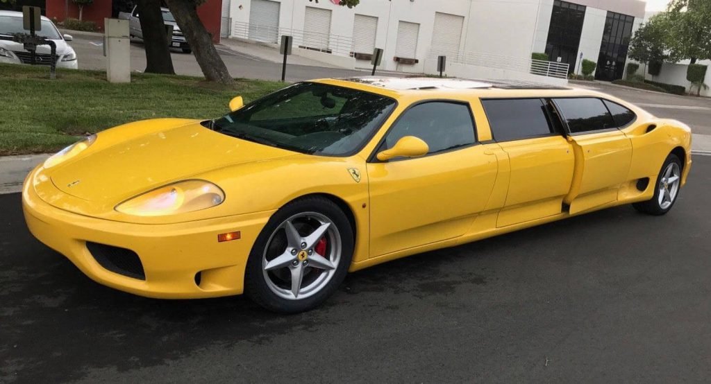  Ferrari 360 Stretch Limo Fails To Sell On eBay