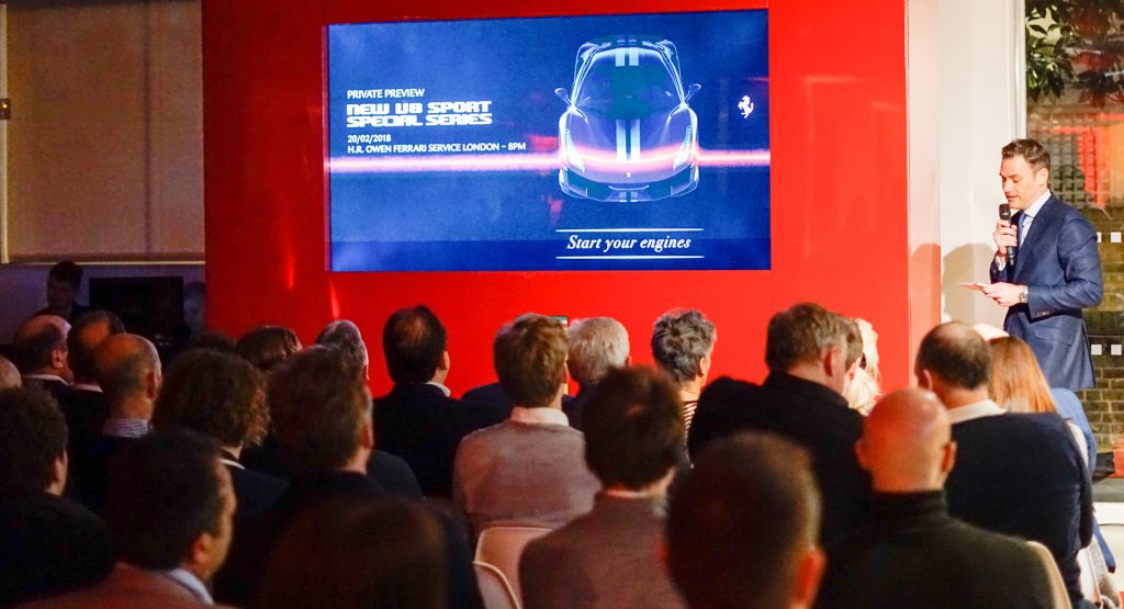  Ferrari 488 Pista Conspicuously Absent From London Reveal