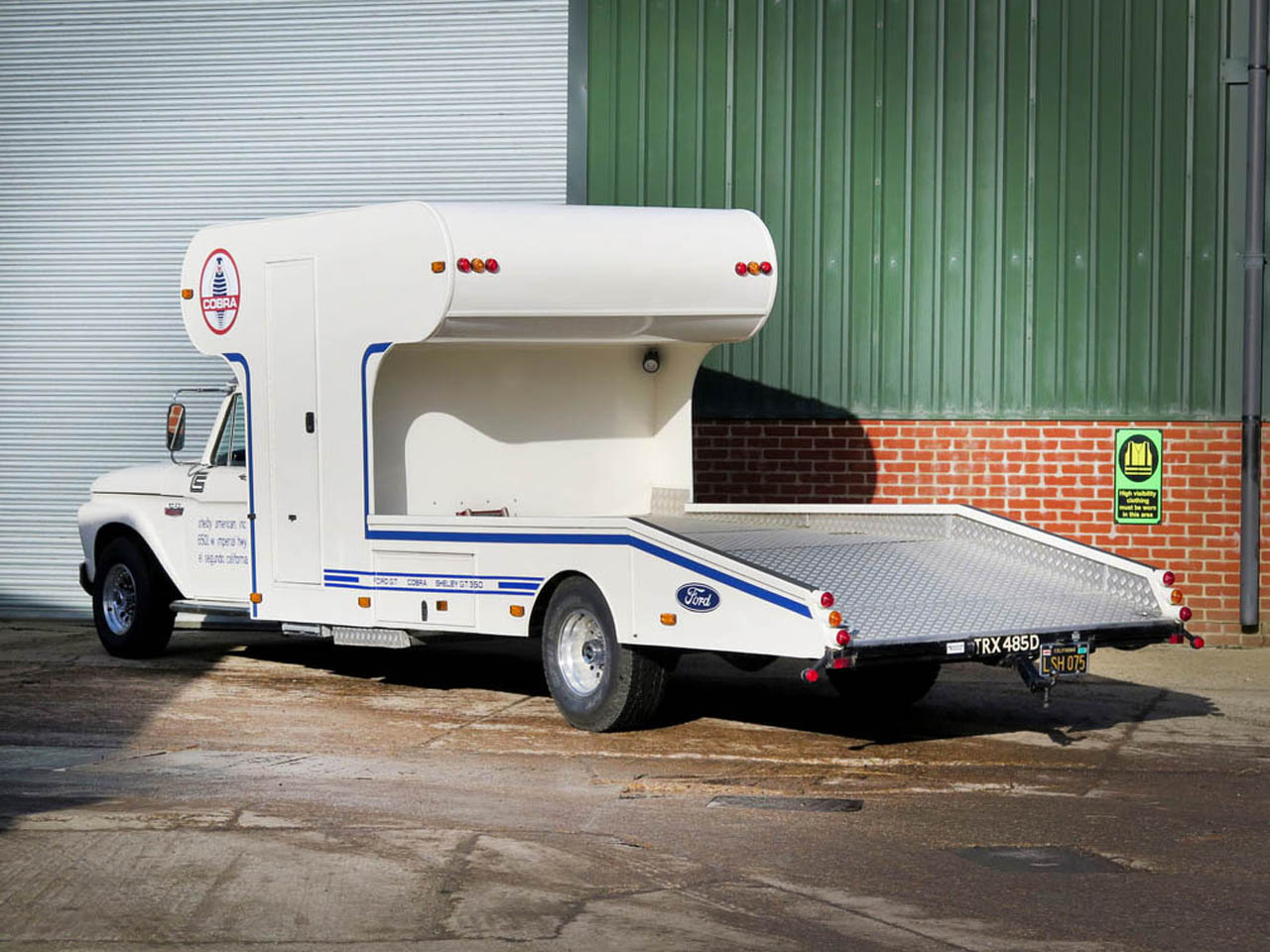 ford-f350-shelby-transporter-02 Get Your Cobra To The Track In This Classic 1966 Ford F-350 Transporter