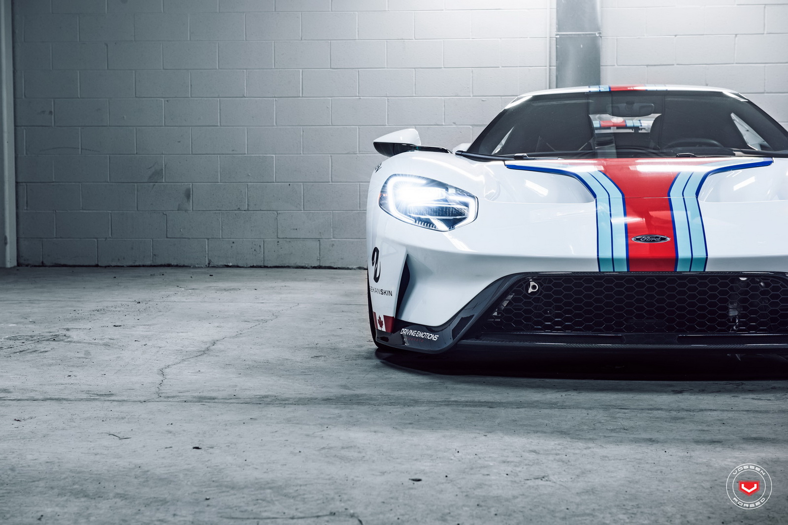 ford-gt-martini-livery-vossen-wheels-10 Ford GT With Martini Livery And Vossen Wheels Is Pure Automotive P@rn