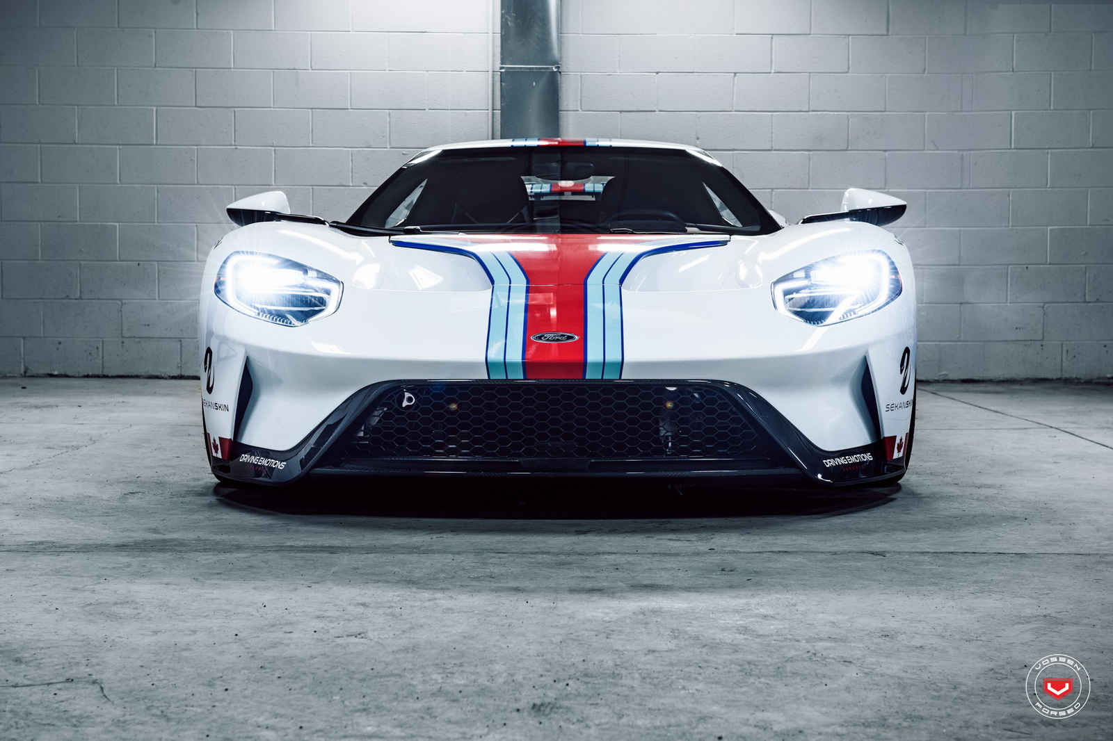 ford-gt-martini-livery-vossen-wheels-11 Ford GT With Martini Livery And Vossen Wheels Is Pure Automotive P@rn
