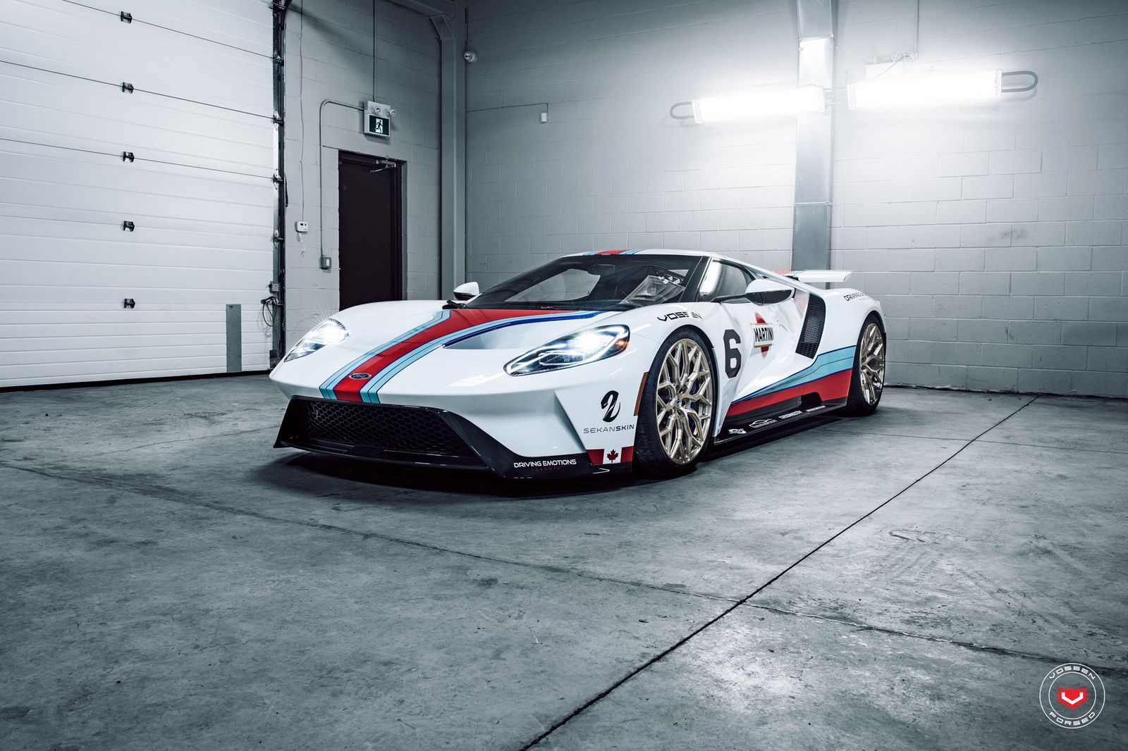 ford-gt-martini-livery-vossen-wheels-12 Ford GT With Martini Livery And Vossen Wheels Is Pure Automotive P@rn