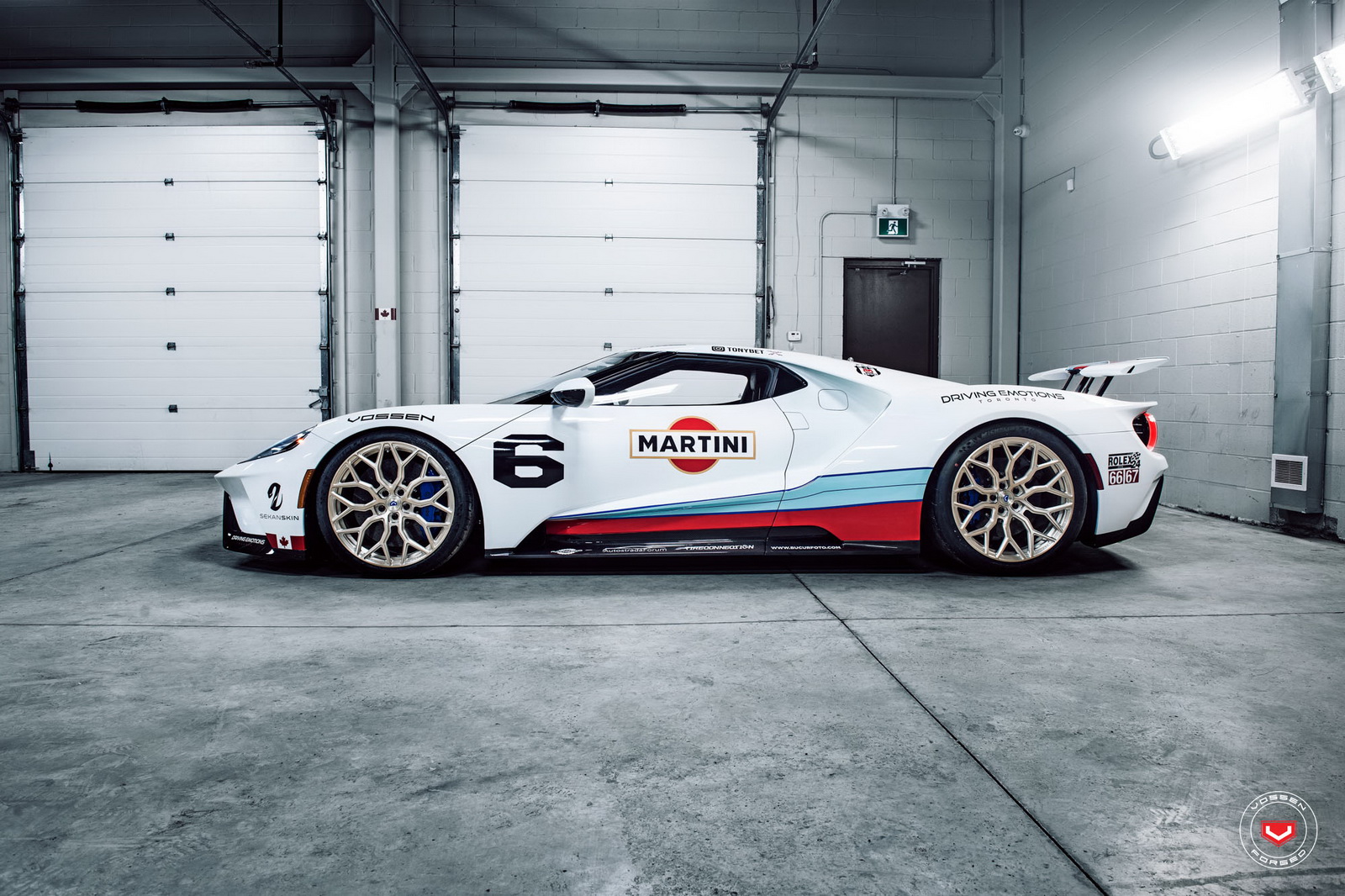 ford-gt-martini-livery-vossen-wheels-15 Ford GT With Martini Livery And Vossen Wheels Is Pure Automotive P@rn