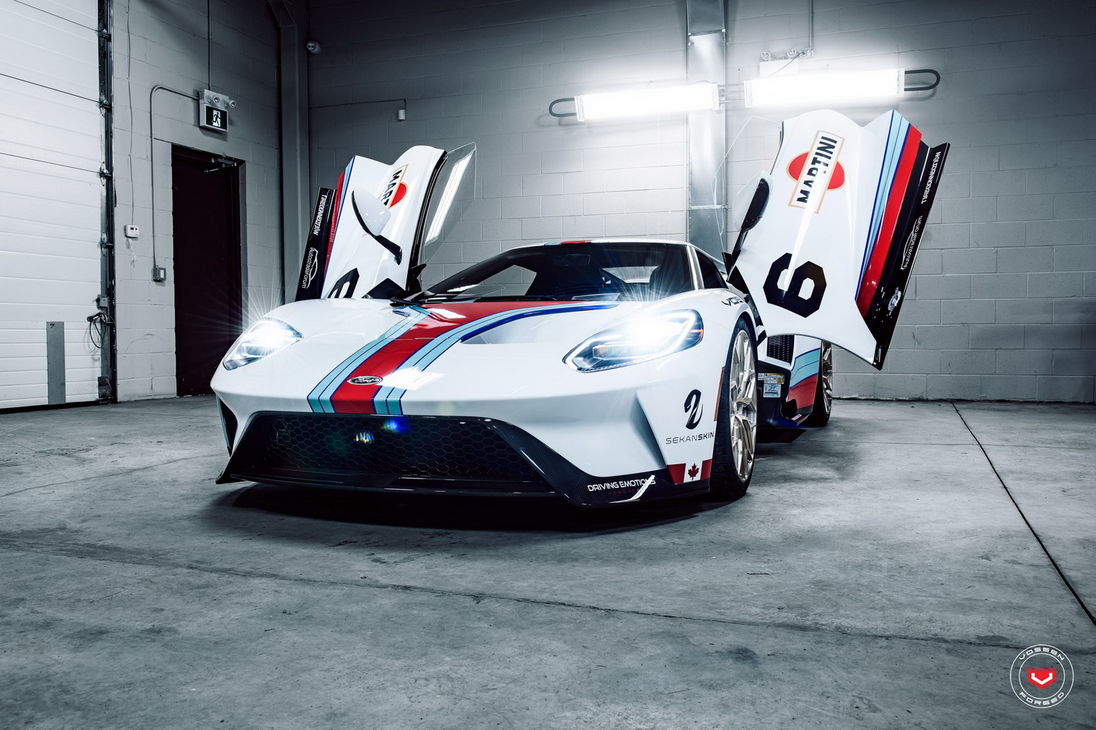 ford-gt-martini-livery-vossen-wheels-16 Ford GT With Martini Livery And Vossen Wheels Is Pure Automotive P@rn