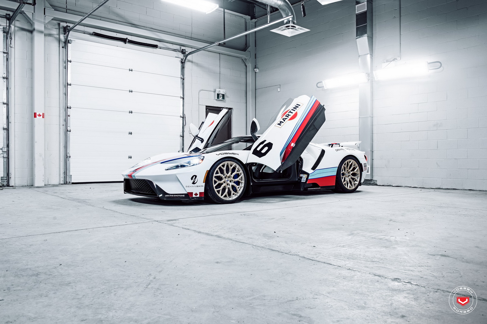 ford-gt-martini-livery-vossen-wheels-17 Ford GT With Martini Livery And Vossen Wheels Is Pure Automotive P@rn