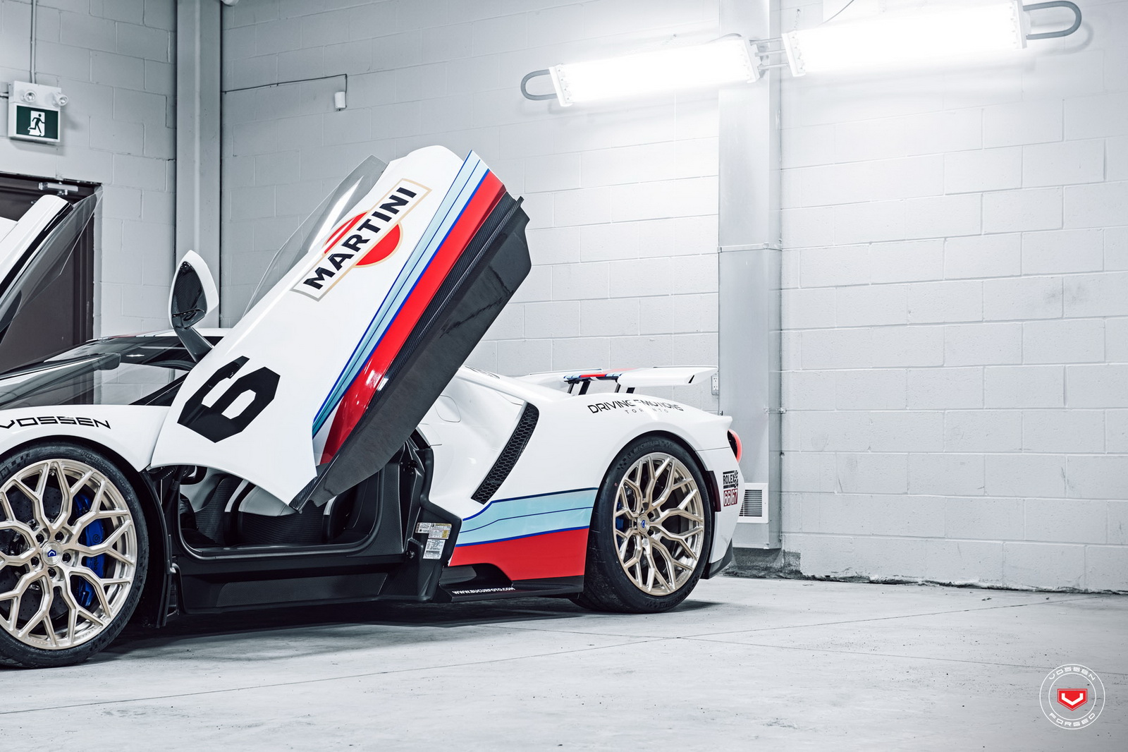 ford-gt-martini-livery-vossen-wheels-18 Ford GT With Martini Livery And Vossen Wheels Is Pure Automotive P@rn