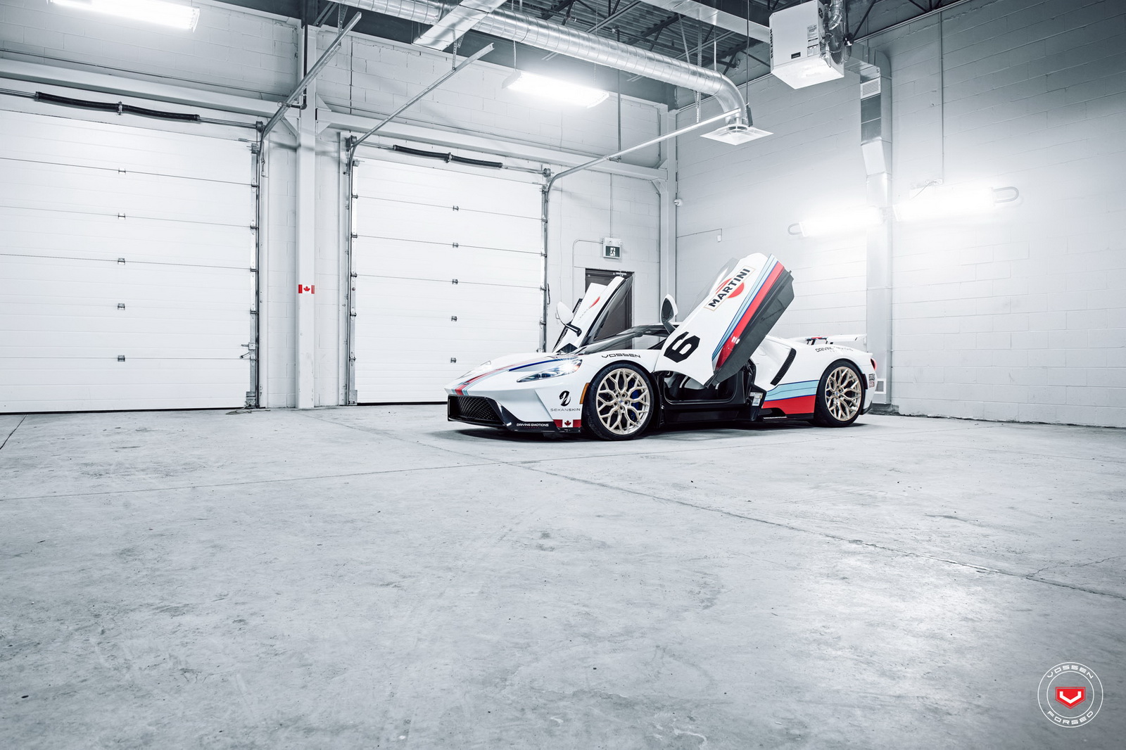 ford-gt-martini-livery-vossen-wheels-19 Ford GT With Martini Livery And Vossen Wheels Is Pure Automotive P@rn