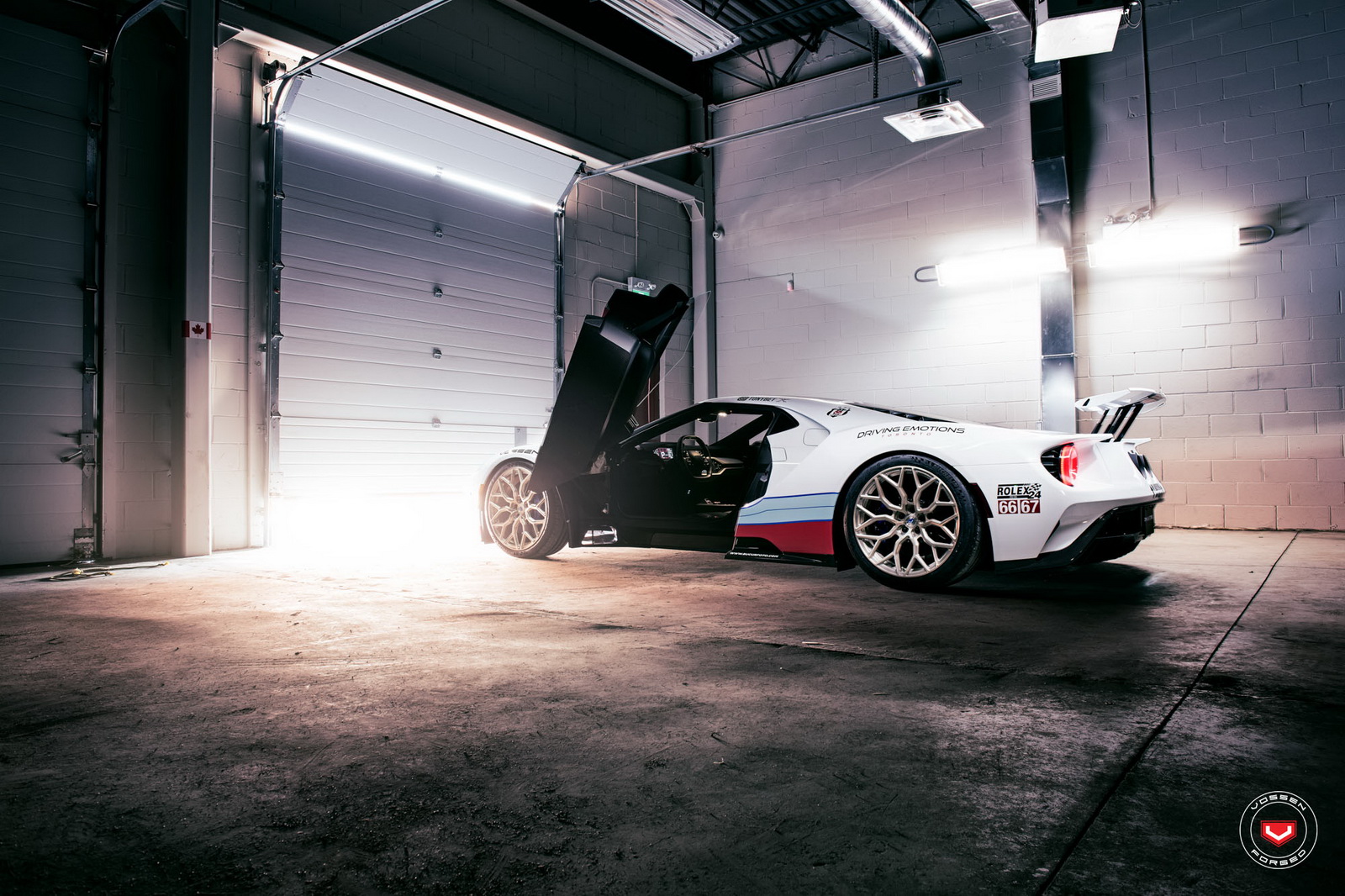 ford-gt-martini-livery-vossen-wheels-3 Ford GT With Martini Livery And Vossen Wheels Is Pure Automotive P@rn