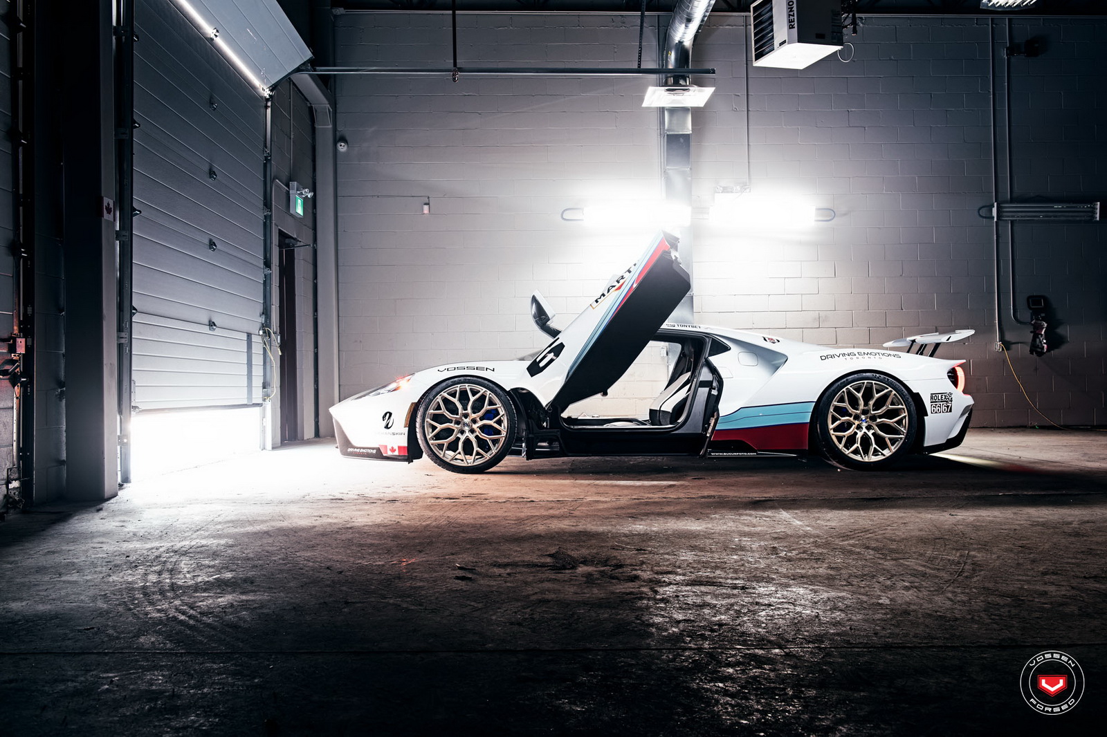 ford-gt-martini-livery-vossen-wheels-4 Ford GT With Martini Livery And Vossen Wheels Is Pure Automotive P@rn