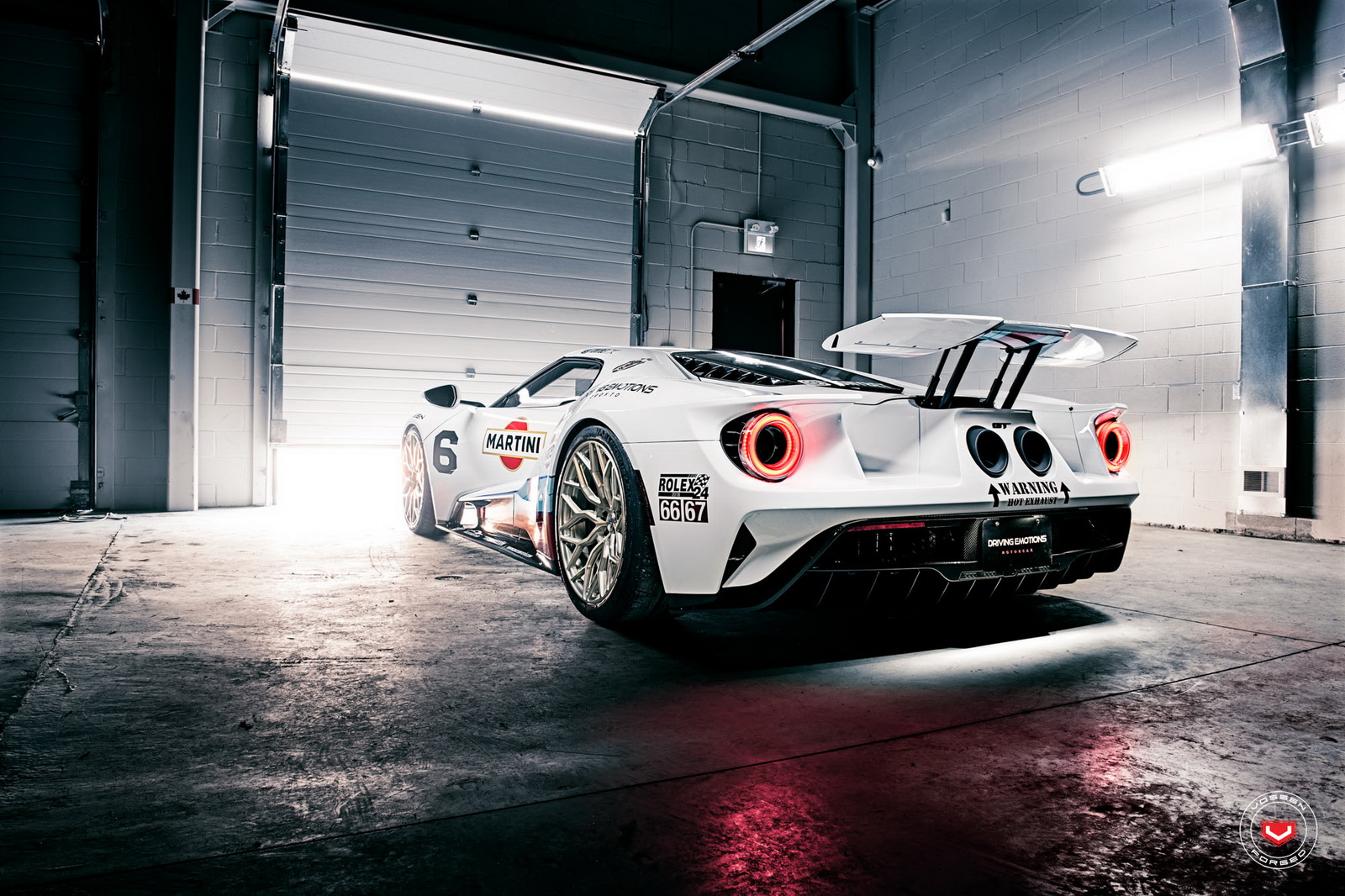 ford-gt-martini-livery-vossen-wheels-7 Ford GT With Martini Livery And Vossen Wheels Is Pure Automotive P@rn