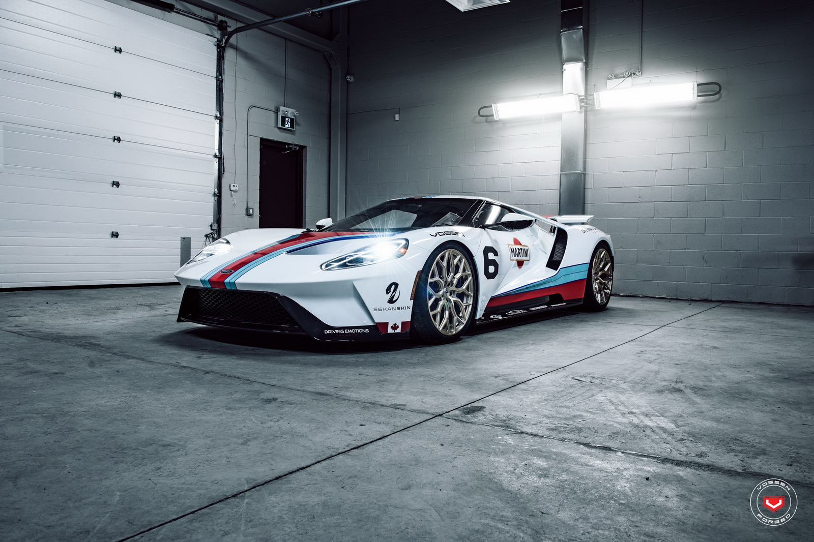ford-gt-martini-livery-vossen-wheels-9 Ford GT With Martini Livery And Vossen Wheels Is Pure Automotive P@rn