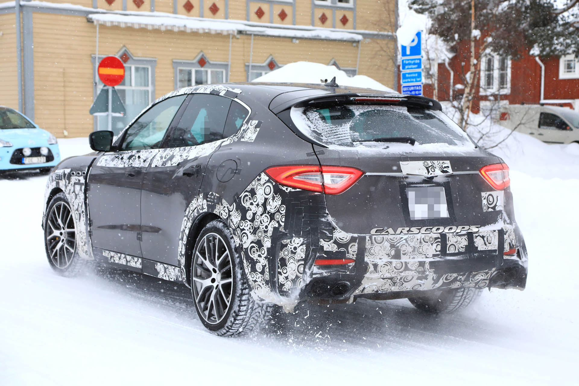 maserati-levante-gts-winter-spy-14 Scoop: Maserati Levante GTS V8 Looks Ready To Take On Porsche, Lamborghini Et Al