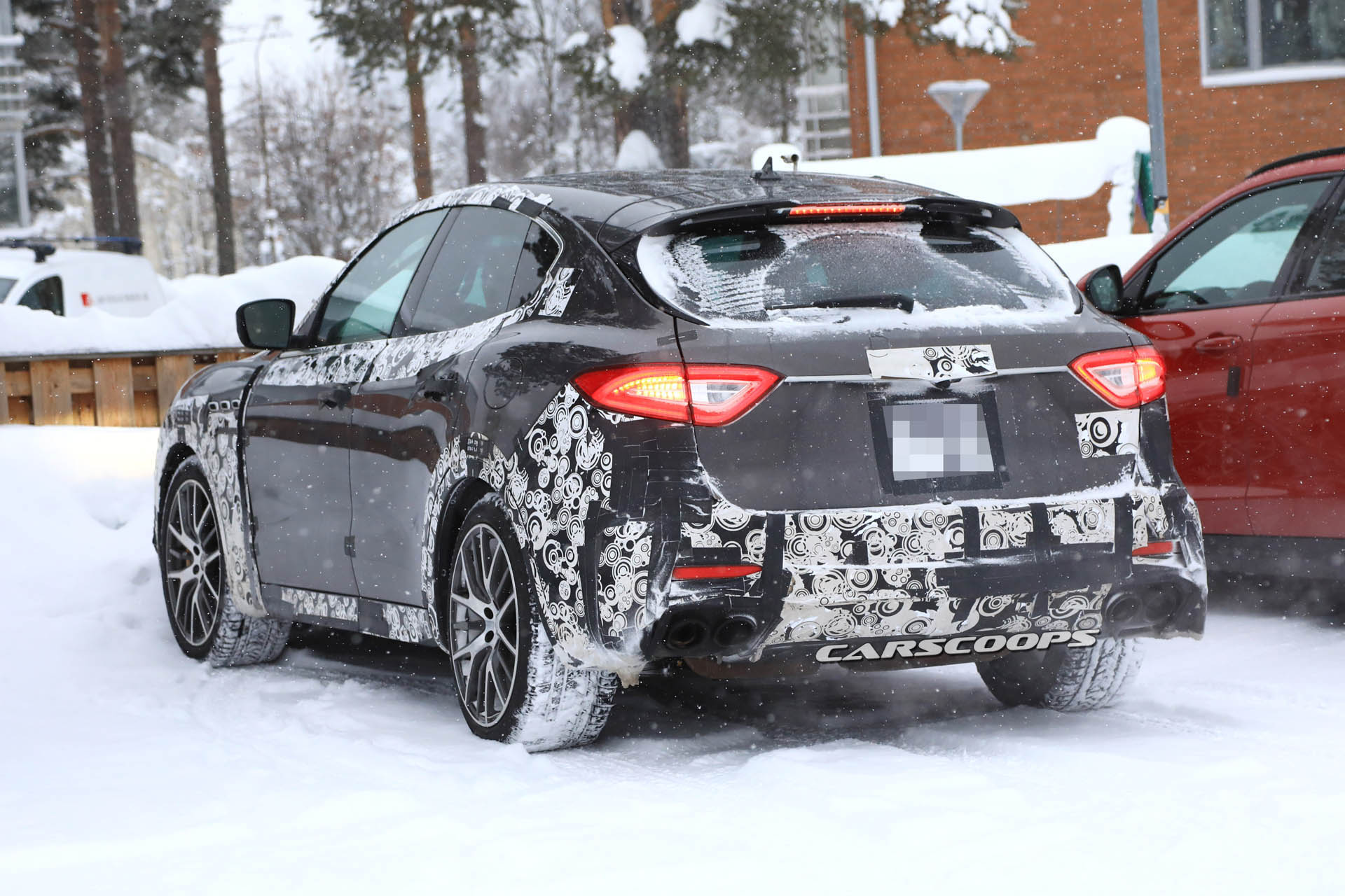maserati-levante-gts-winter-spy-23 Scoop: Maserati Levante GTS V8 Looks Ready To Take On Porsche, Lamborghini Et Al
