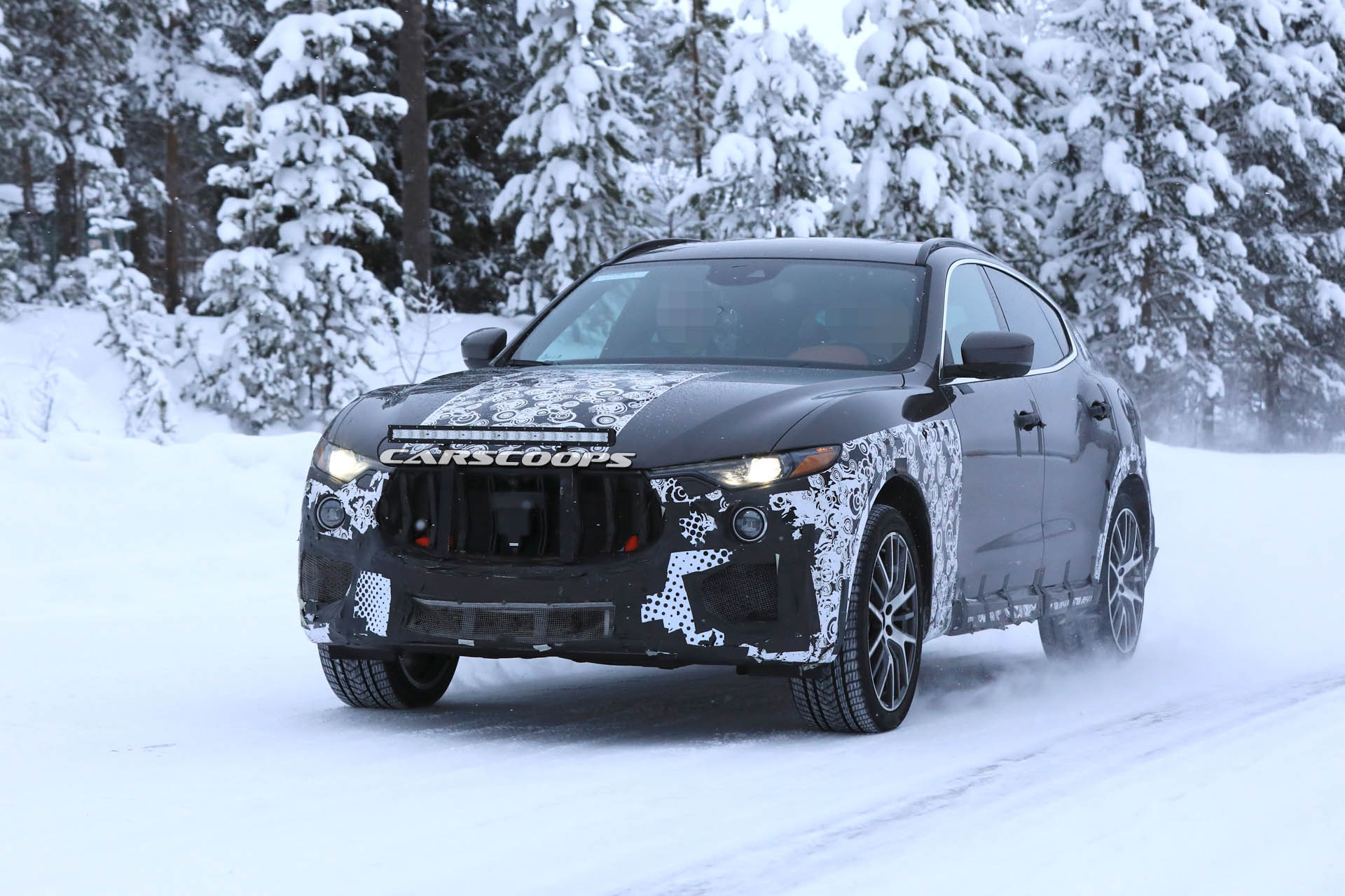 maserati-levante-gts-winter-spy-25 Scoop: Maserati Levante GTS V8 Looks Ready To Take On Porsche, Lamborghini Et Al