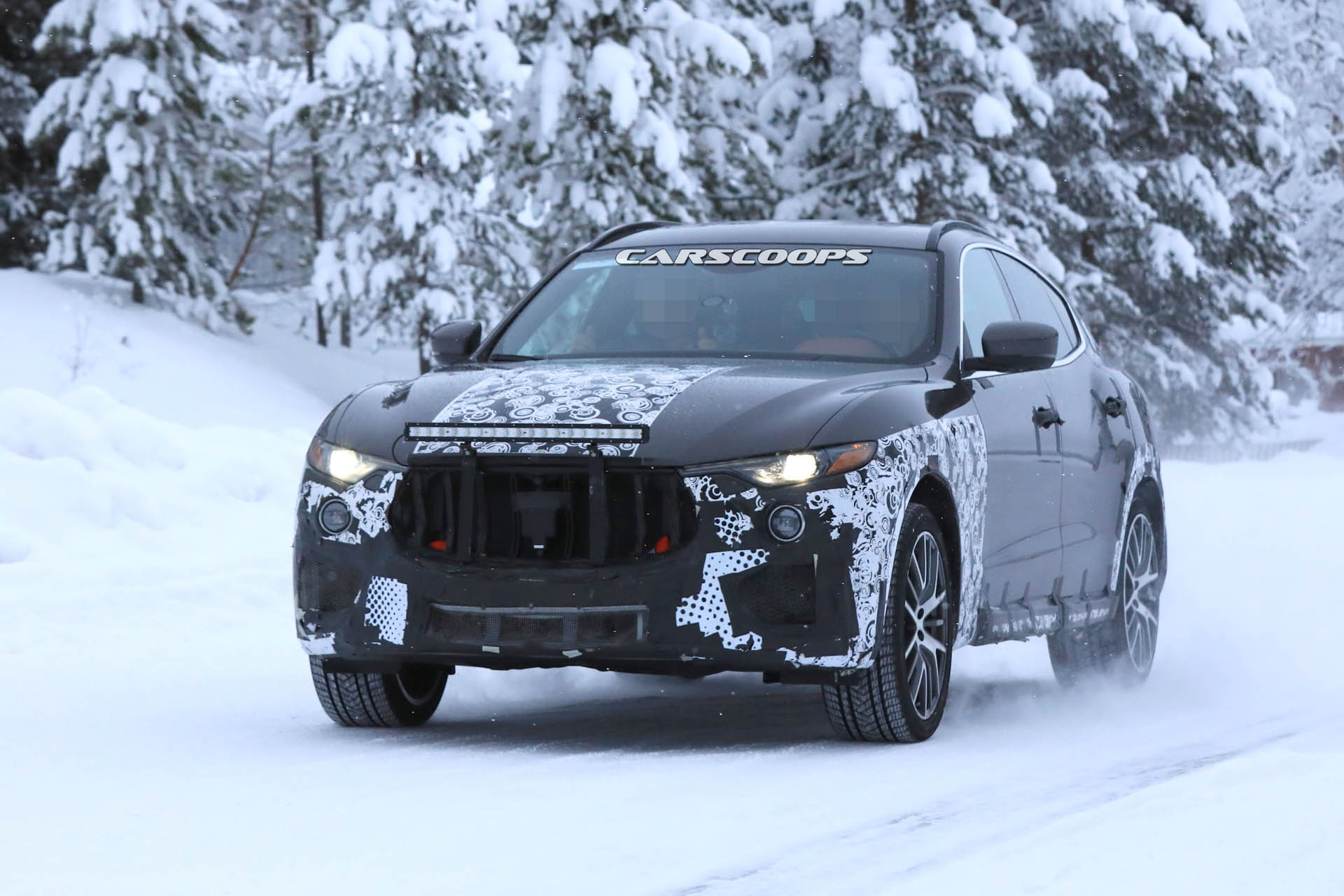 maserati-levante-gts-winter-spy-26 Scoop: Maserati Levante GTS V8 Looks Ready To Take On Porsche, Lamborghini Et Al