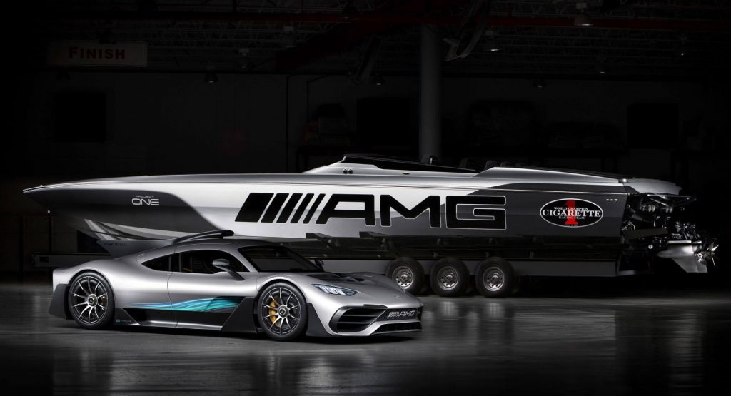 3,100HP Cigarette Racing 515 Boat Is Inspired By Mercedes-AMG Project One