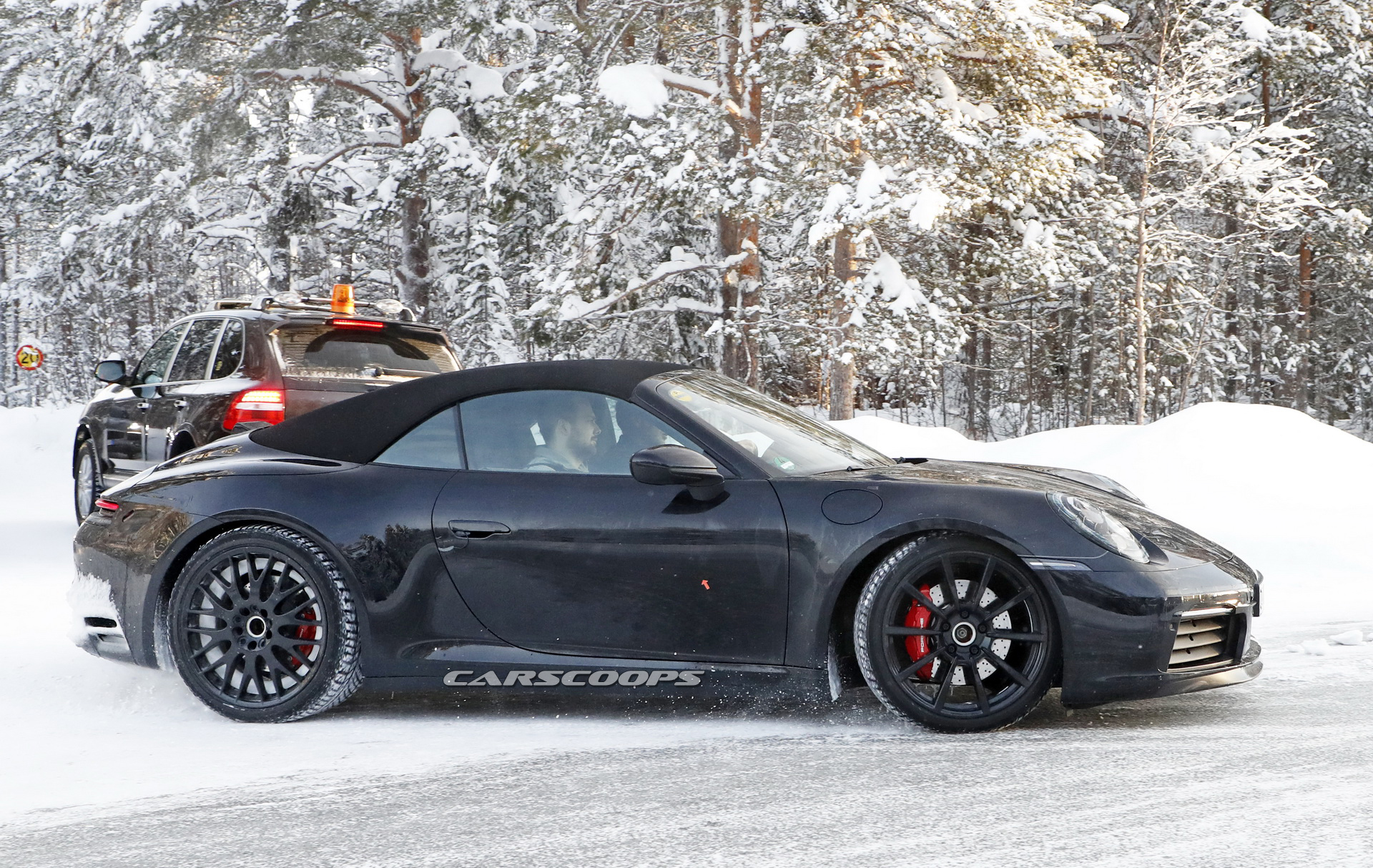 porsche-992-interior-spy-shots-3 First-Time Look Inside All-New 2019 Porsche 911 (992)