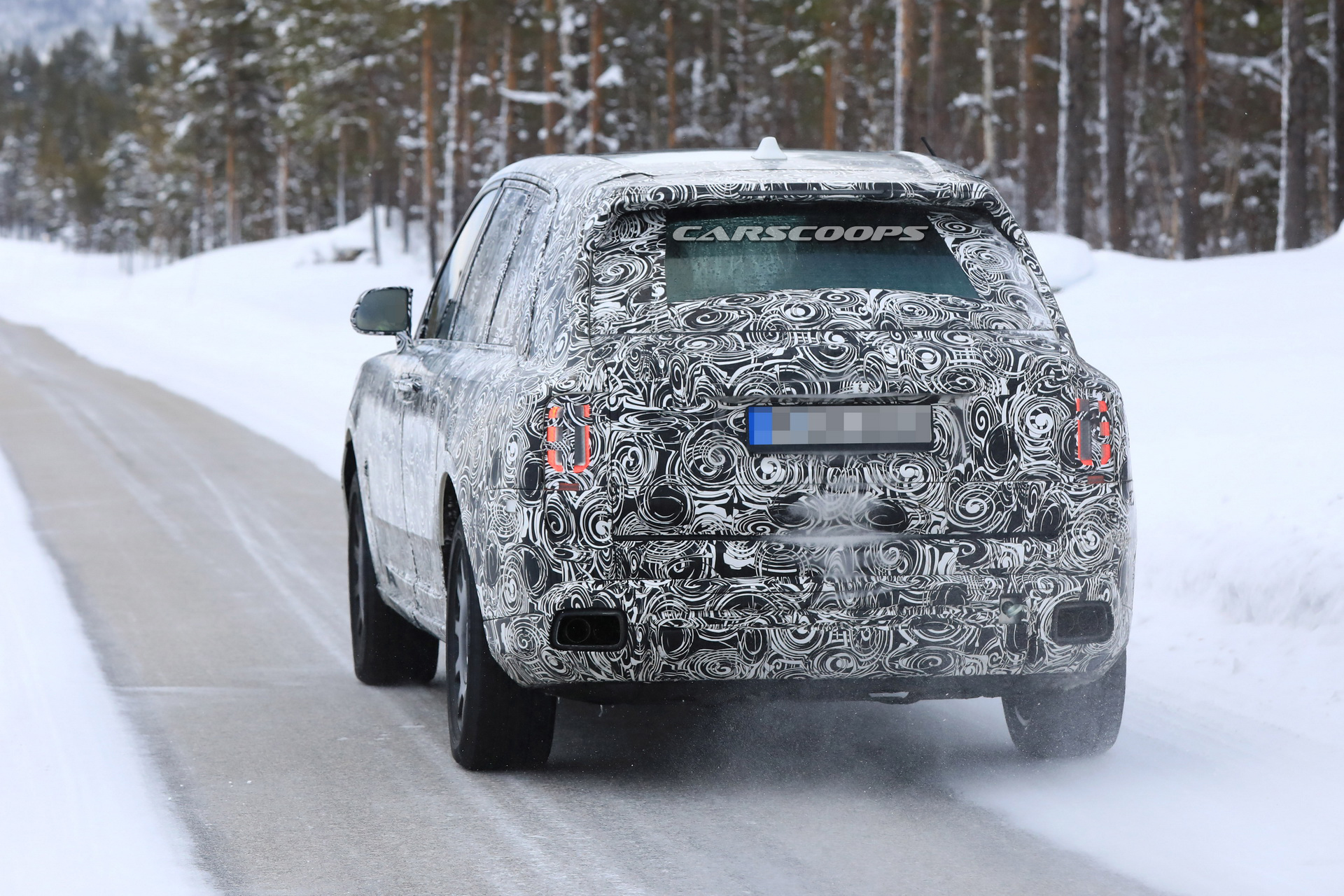 rolls-cullinan-open-doors-spy-14 Rolls-Royce Cullinan SUV Prototype Opens Up Its Suicide Doors