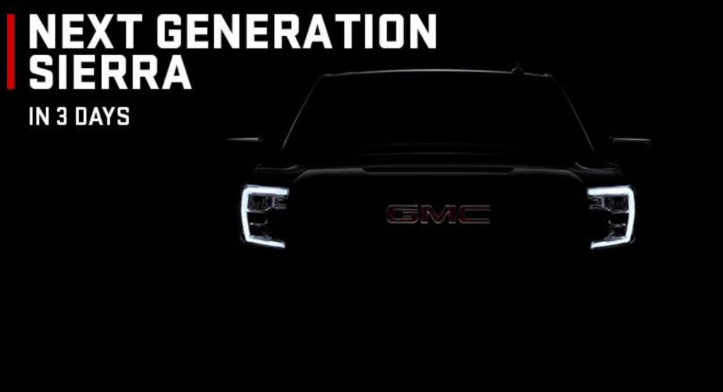 GMC Sierra Teased Three Days Ahead Of Its Big Debut