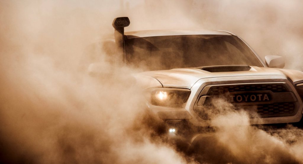  Toyota Teases Tacoma TRD Pro Ahead Of Thursday’s Chicago Debut