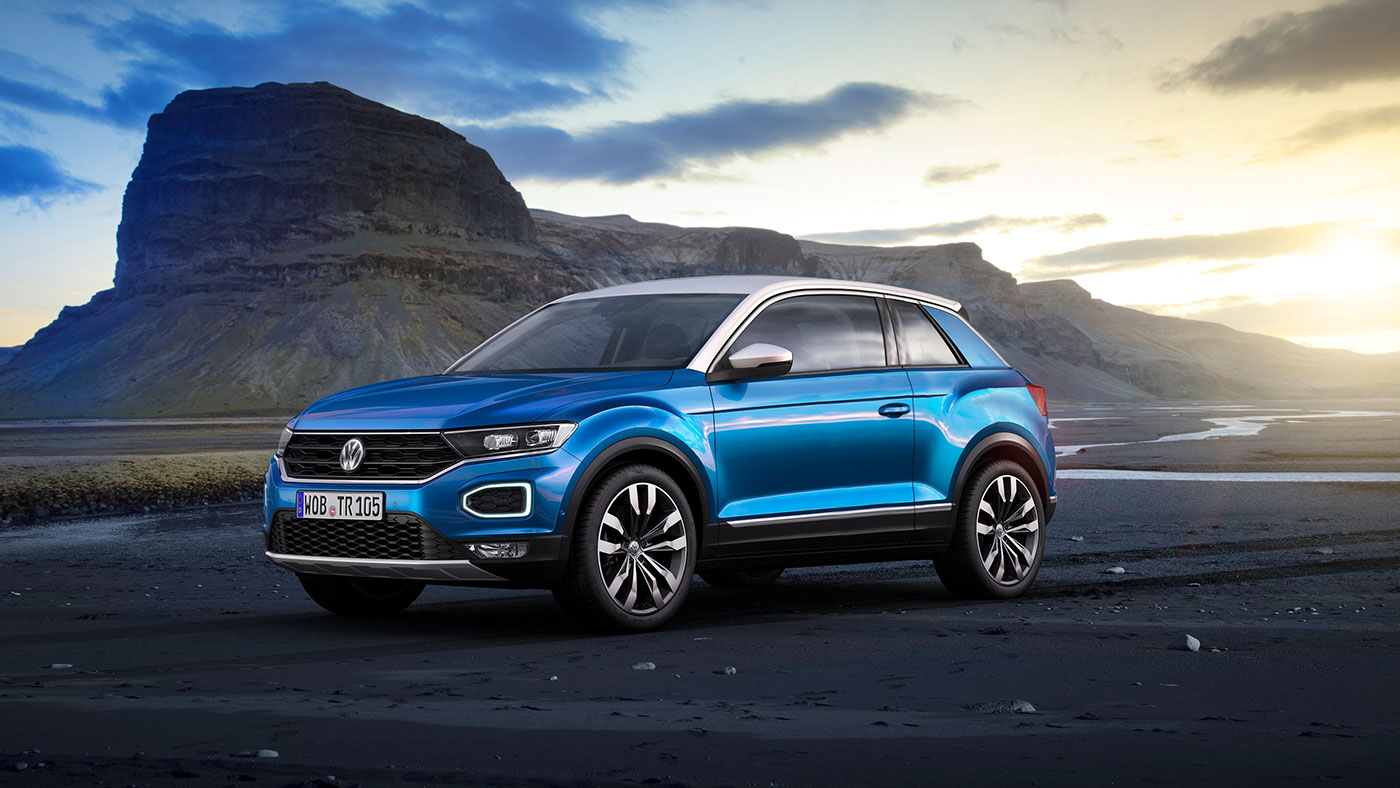 vw-t-roc-coupe-1 VW T-Roc Convertible Rendering Previews Upcoming Model
