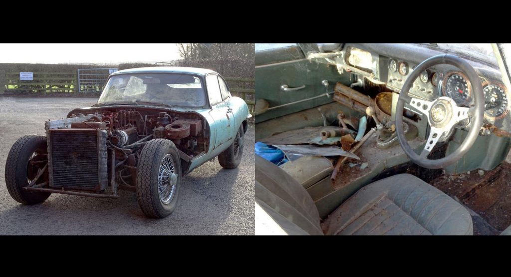  Rusty Mess Of A Jaguar E-Type Somehow Fetches Almost £42,000 At Auction