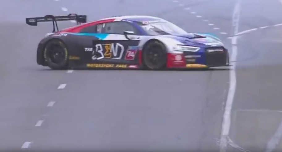 2018 Audi R8 LMS Cup Adelaide Qualifying Watch This Audi R8 LMS GT3 Driver Recover From A Huge Spin