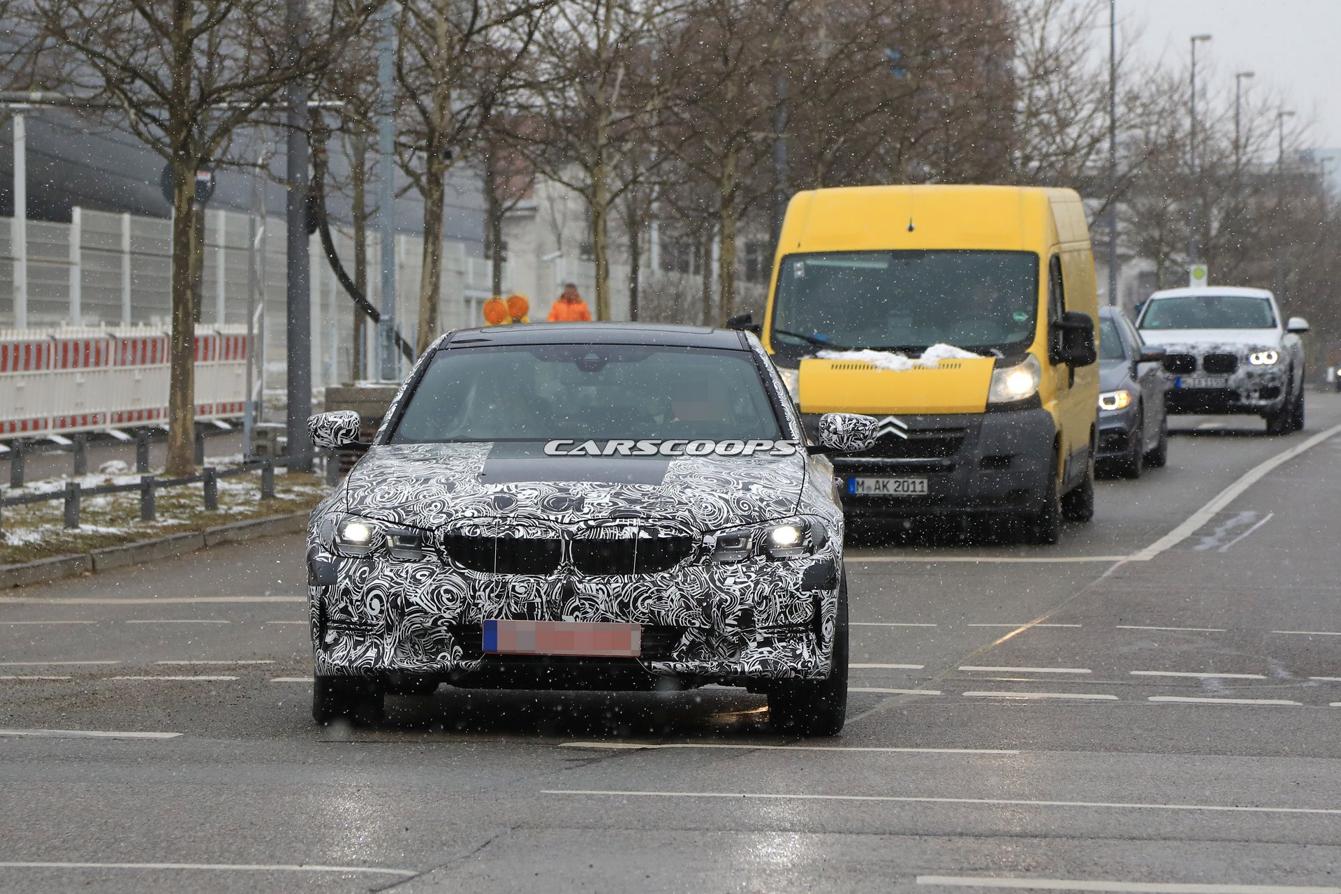 2019-BMW-3-Series-Spy-Shots-22 2019 BMW 3-Series Spied In Base, M Sport And M340i Performance Guises