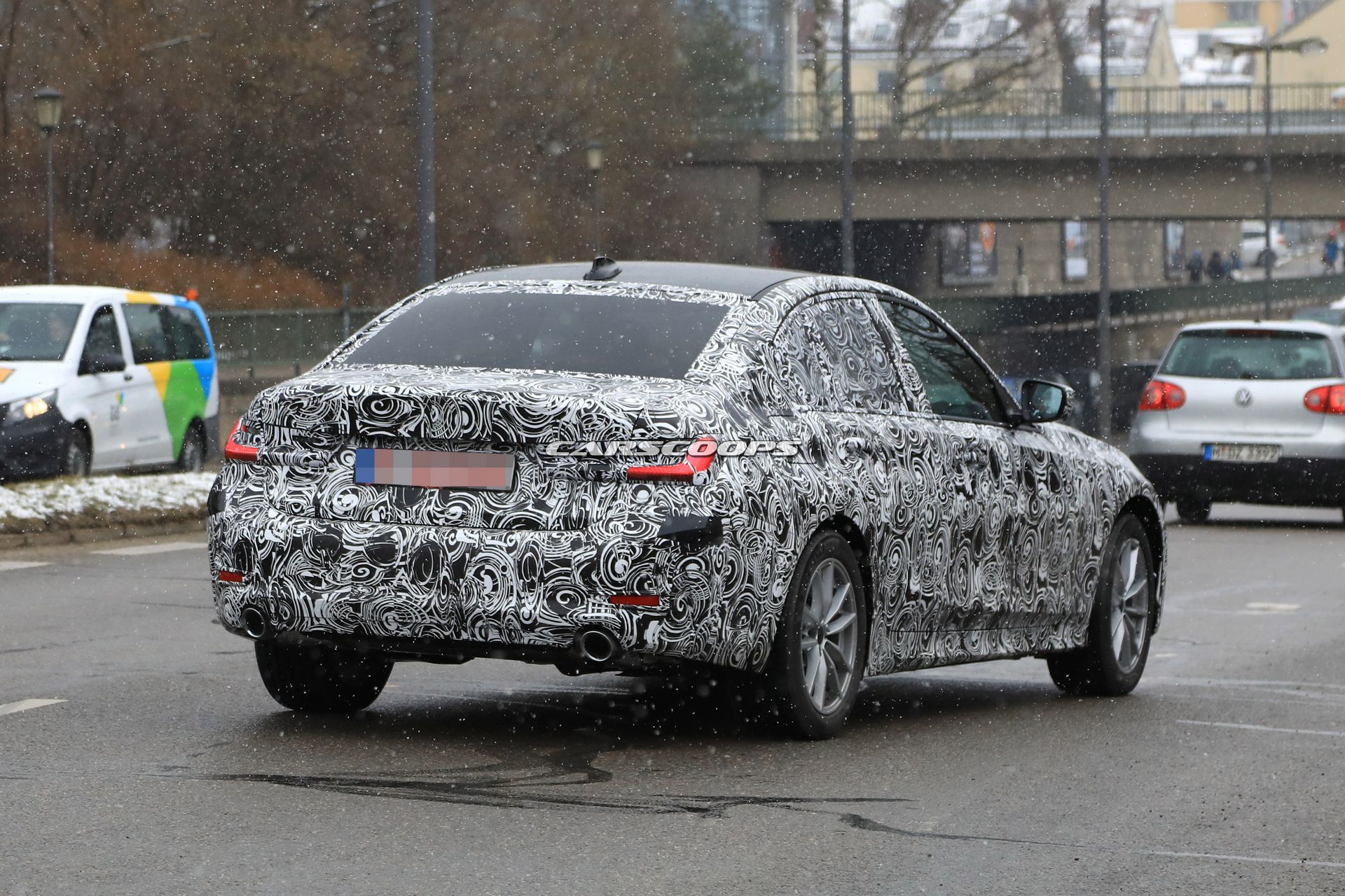 2019-BMW-3-Series-Spy-Shots-30 2019 BMW 3-Series Spied In Base, M Sport And M340i Performance Guises