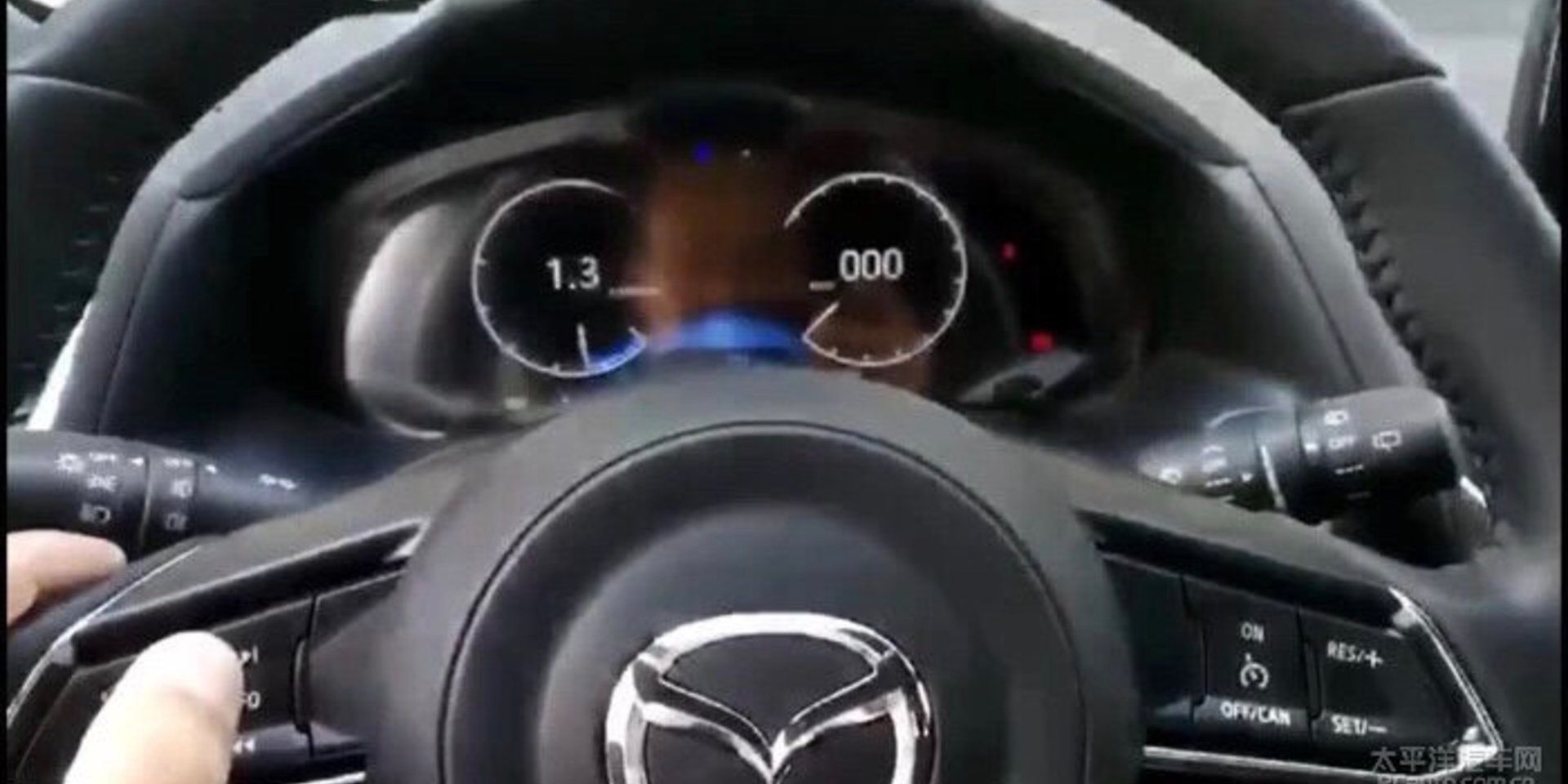 2019-Mazda3-Dash-3 2019 Mazda3’s Digital Gauge Cluster Looks Promising In Leaked Images