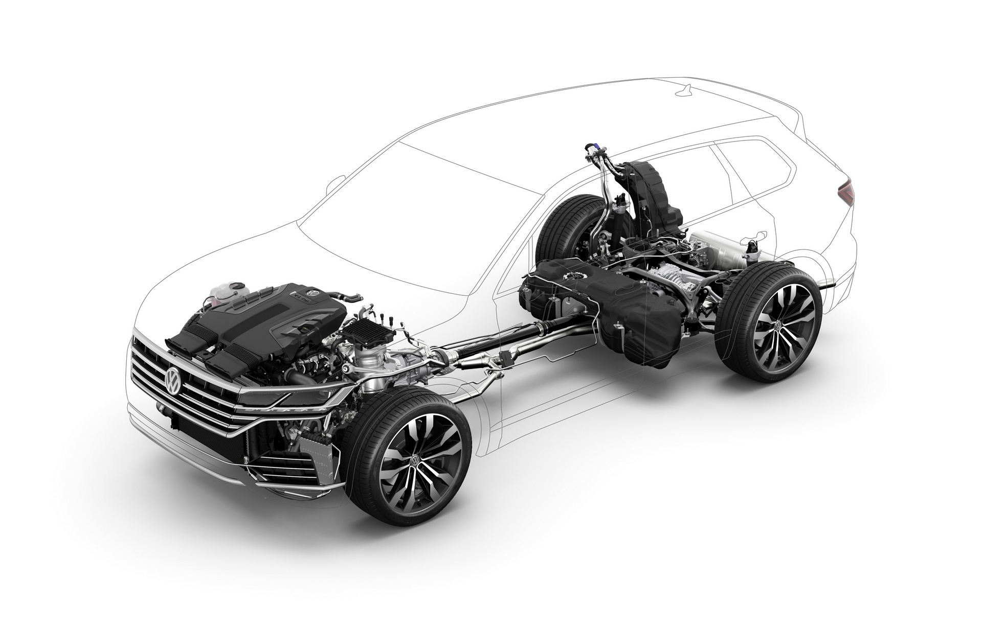 2019-VW-Touareg-49 2019 VW Touareg Is Bigger, Lighter And Packs A Massive Display Inside