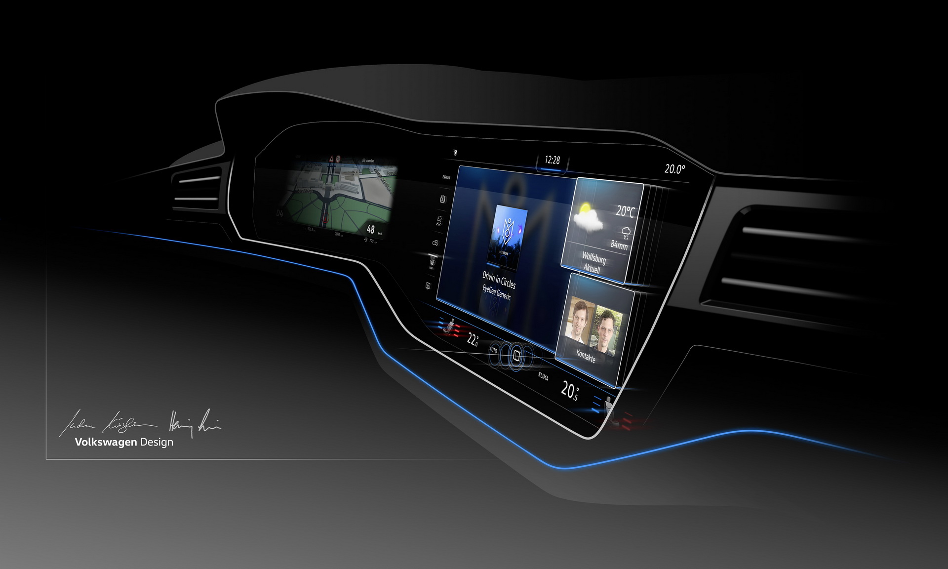 2019-VW-Touareg-57 2019 VW Touareg Is Bigger, Lighter And Packs A Massive Display Inside